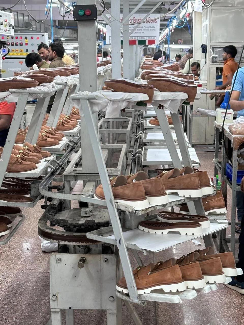 Footwear production line
