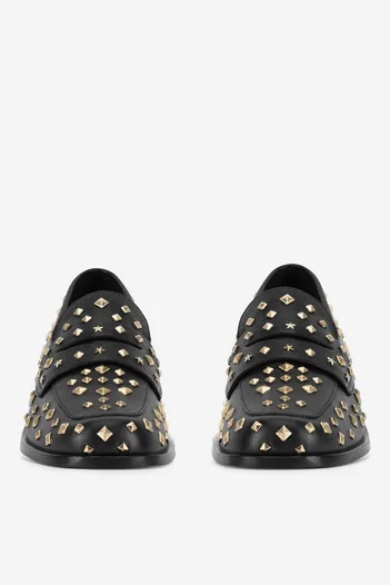 Studded loafers