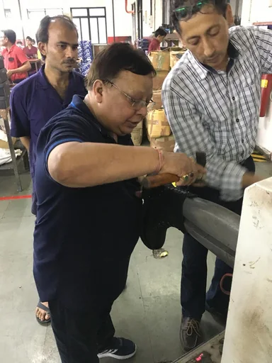 Quality team working together